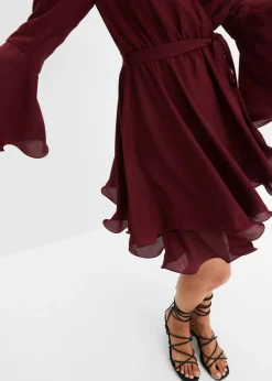 bonprix bonprix Vestido tipo túnica rojo avellana Online