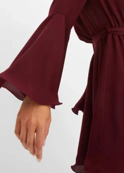bonprix bonprix Vestido tipo túnica rojo avellana Online