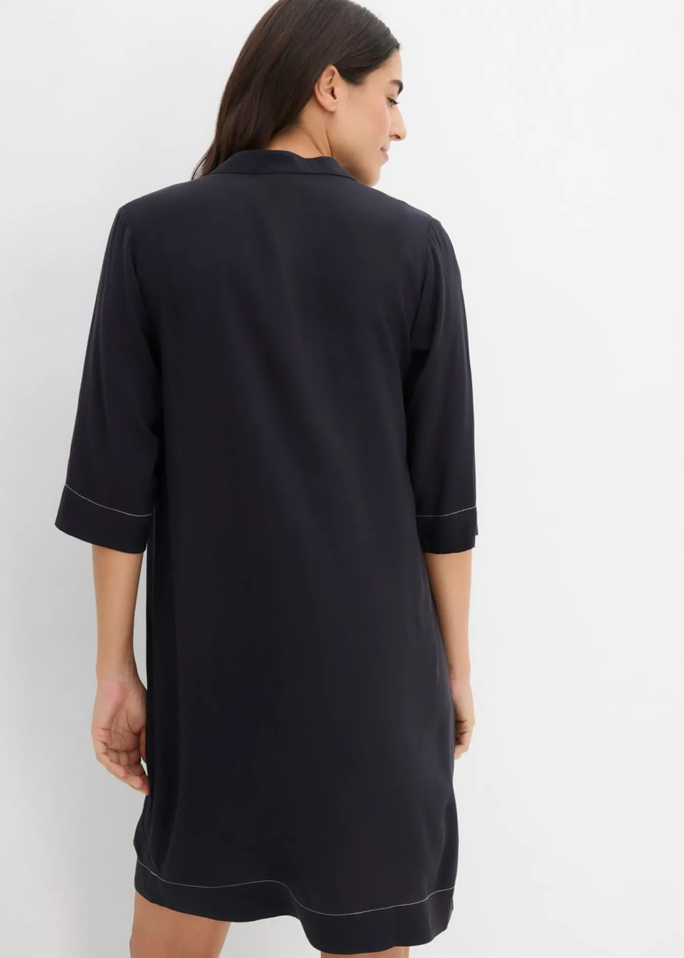 bonprix bonprix Vestido tipo túnica Negro Sale