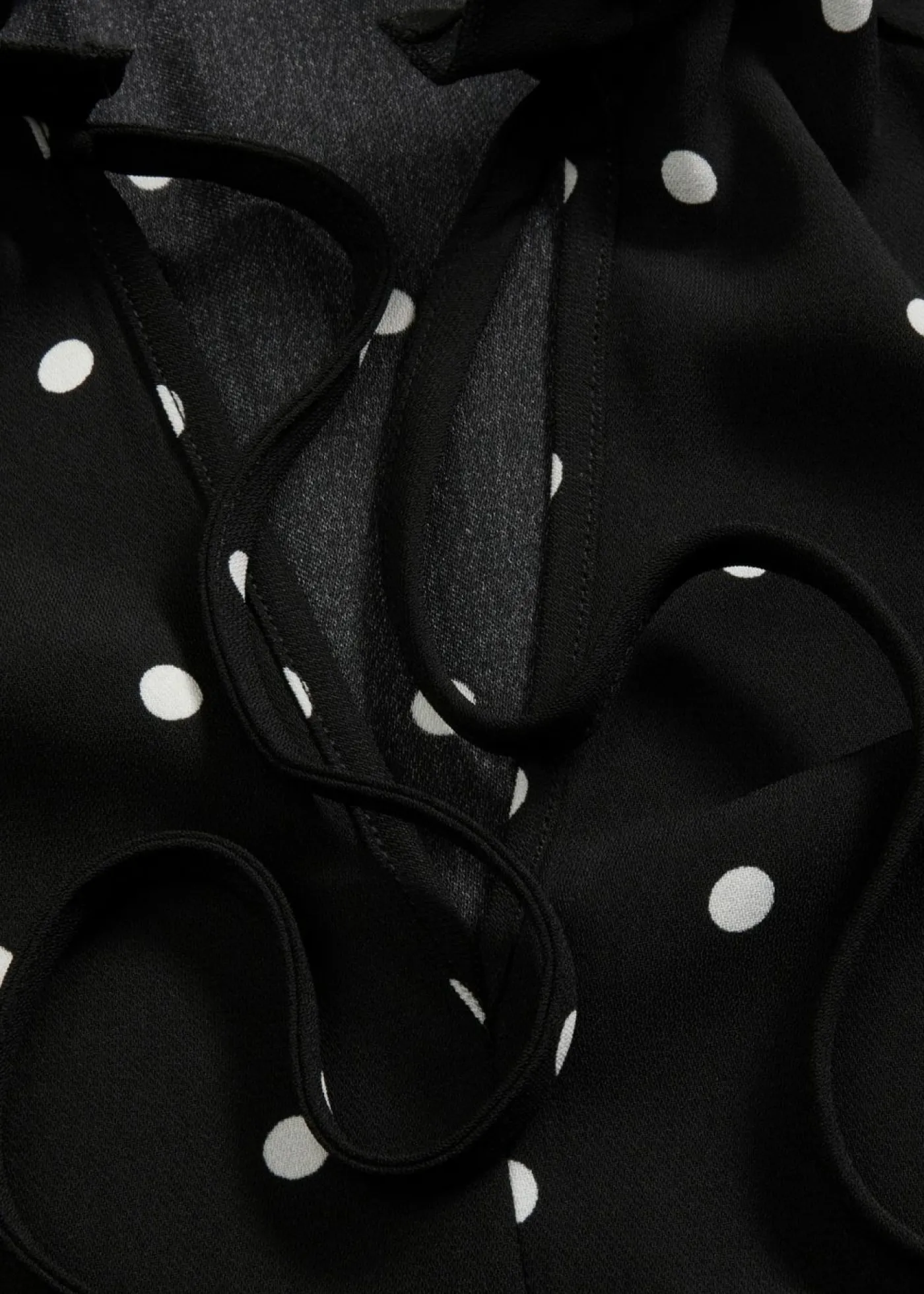 bonprix bonprix Vestido tipo túnica con lazo negro - blanco topos Outlet