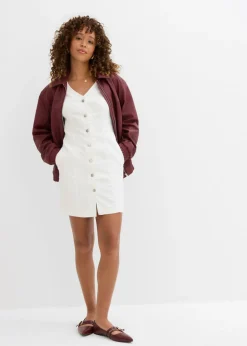 bonprix bonprix Vestido vaquero Denim blanco