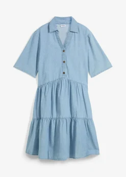 bonprix bonprix Vestido vaquero azul hielo denim usado Hot