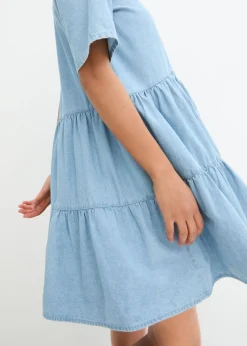 bonprix bonprix Vestido vaquero azul hielo denim usado Hot