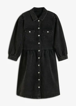 bonprix bonprix Vestido vaquero Negro denim Outlet