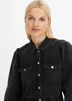 bonprix bonprix Vestido vaquero Negro denim Outlet