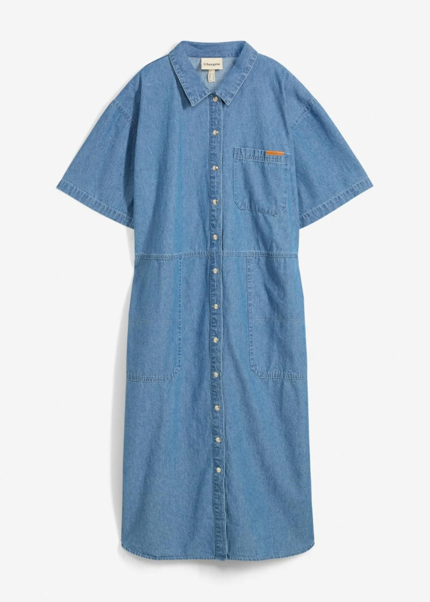 bonprix bonprix Vestido vaquero Denim azul hielo New