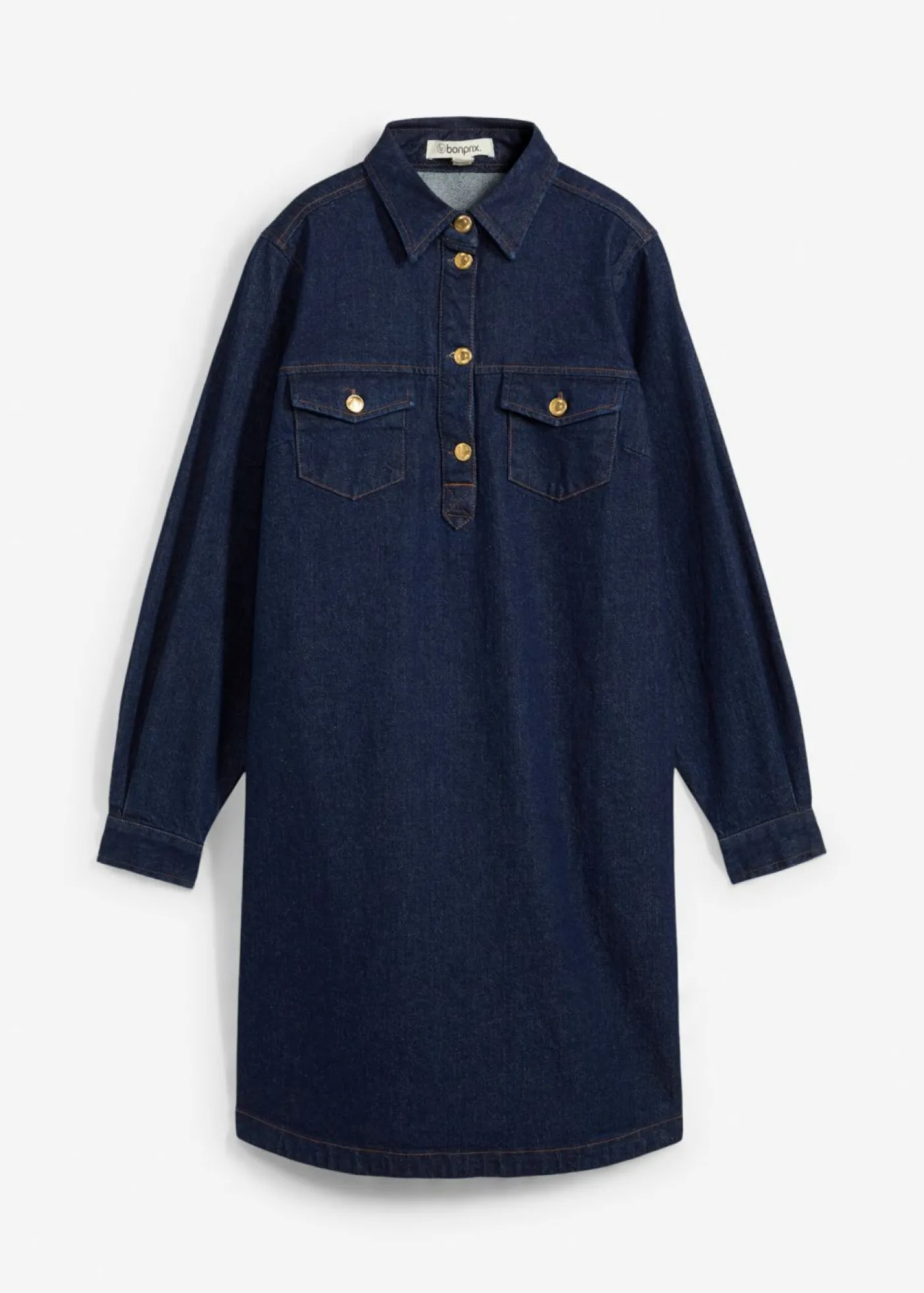 bonprix bonprix Vestido vaquero Azul oscuro denim Sale