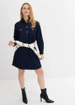 bonprix bonprix Vestido vaquero Azul oscuro denim Sale