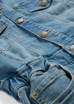 bonprix bonprix Vestido vaquero con algodón orgánico azul medio denim usado Outlet