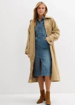 bonprix bonprix Vestido vaquero con algodón orgánico azul medio denim usado Outlet