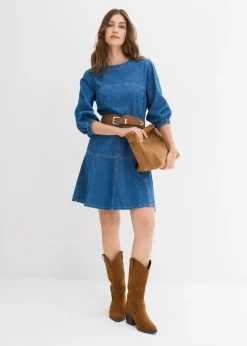bonprix bonprix Vestido vaquero de algodón puro Denim