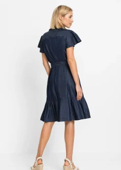 bonprix bonprix Vestido vaquero de algodón orgánico Denim desgastado New