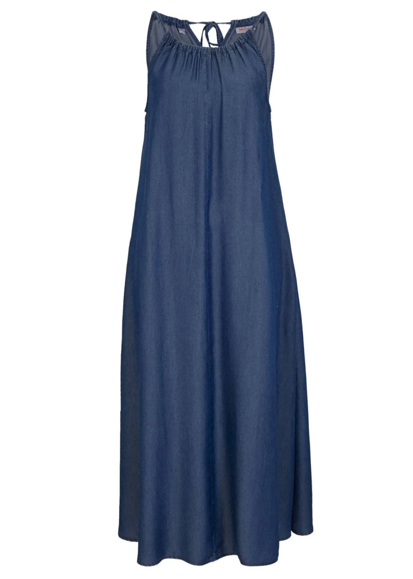 bonprix bonprix Vestido vaquero de lyocell fluido Azul piedra Online