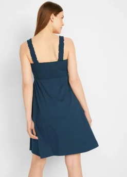 bonprix bonprix Vestidos premamá de algodón orgánico (2 unidades) Azul marino-negro