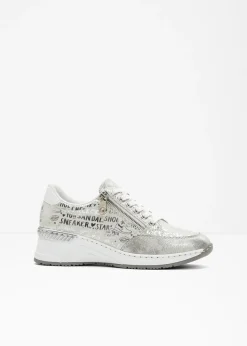 bonprix Rieker Zapatilla Rieker Plata-blanco metalizado