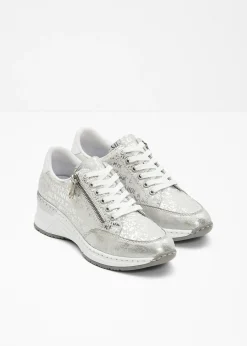 bonprix Rieker Zapatilla Rieker Plata-blanco metalizado