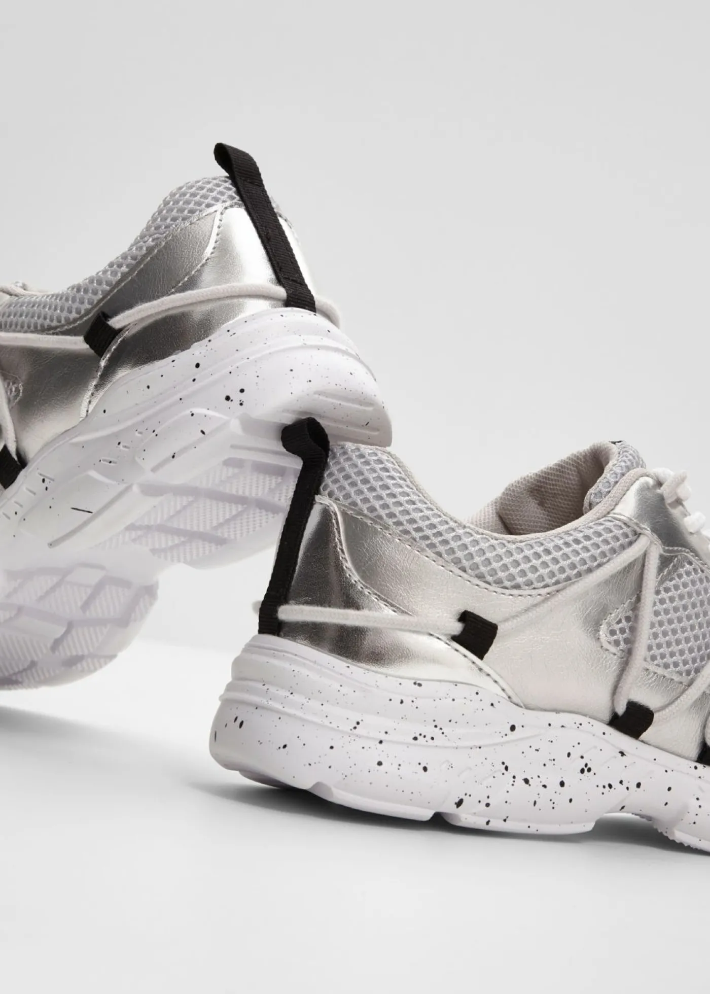 bonprix bonprix Zapatillas Chunky Plata Discount