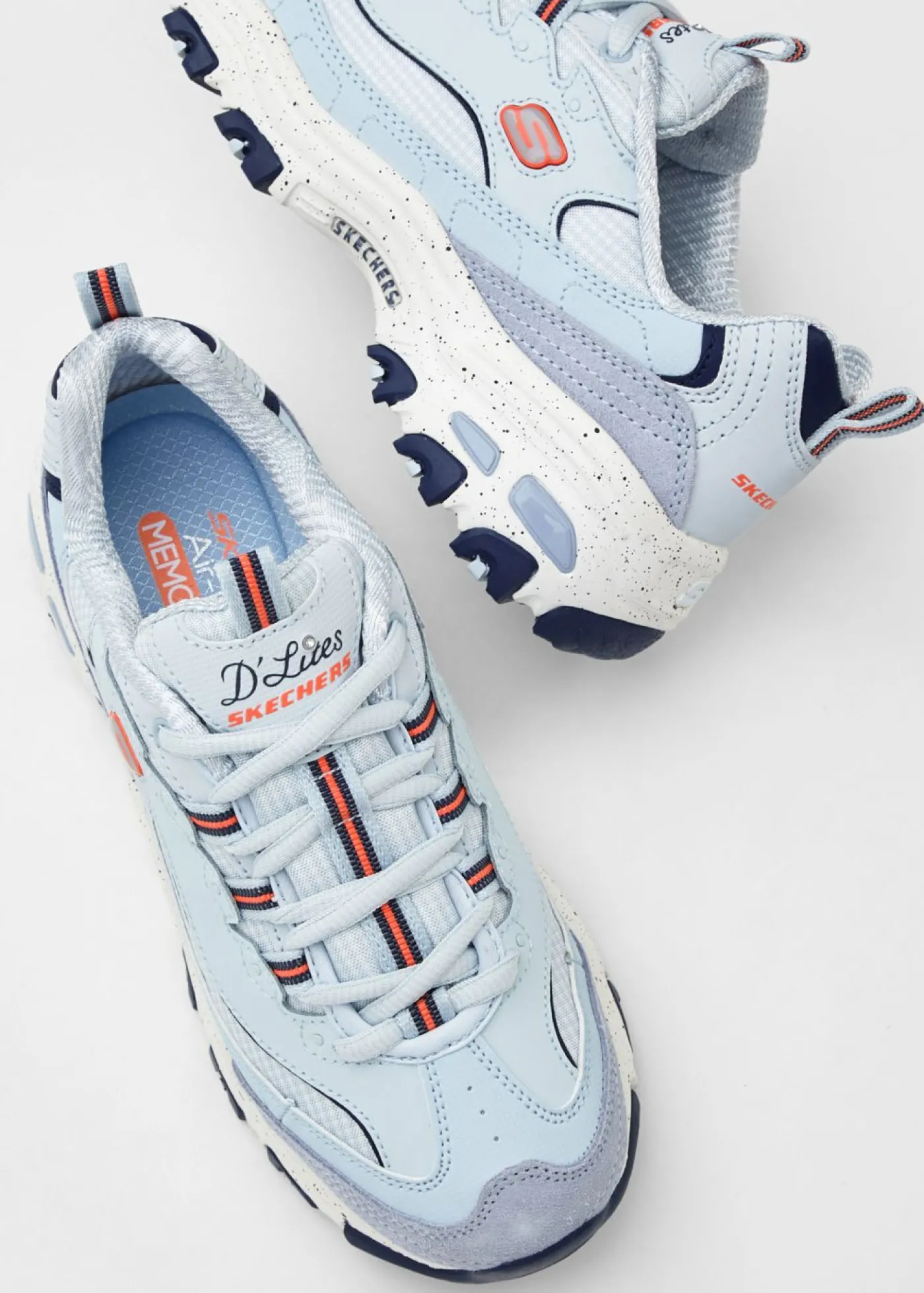 bonprix Skechers Zapatillas chunky de Skechers con espuma viscoelástica Azul claro Discount