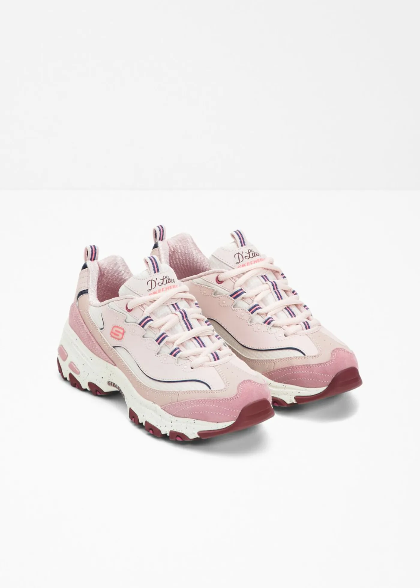 bonprix Skechers Zapatillas chunky de Skechers con espuma viscoelástica Rosa Clearance
