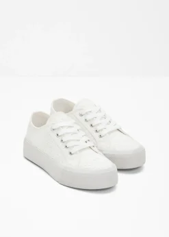 bonprix bonprix Zapatillas con plataforma Blanco Discount