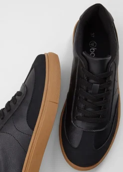bonprix bonprix Zapatillas de aspecto retro Negro Outlet