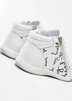 bonprix bpc selection Zapatillas de caña alta Blanco Sale