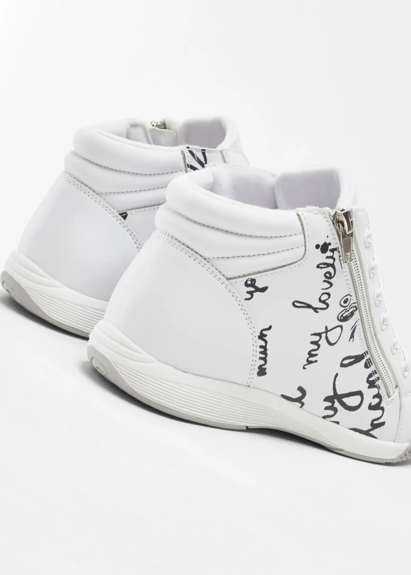 bonprix bpc selection Zapatillas de caña alta Blanco Sale