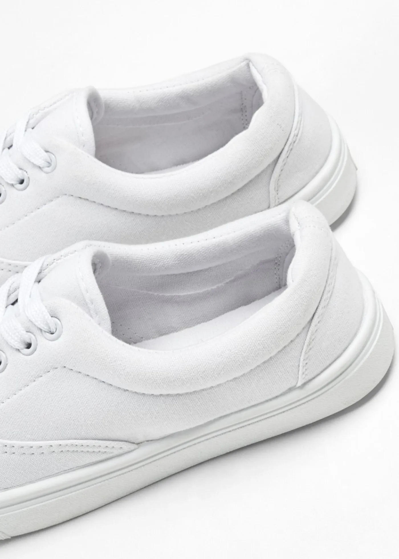 bonprix bonprix Zapatillas de lona de algodón Blanco Outlet
