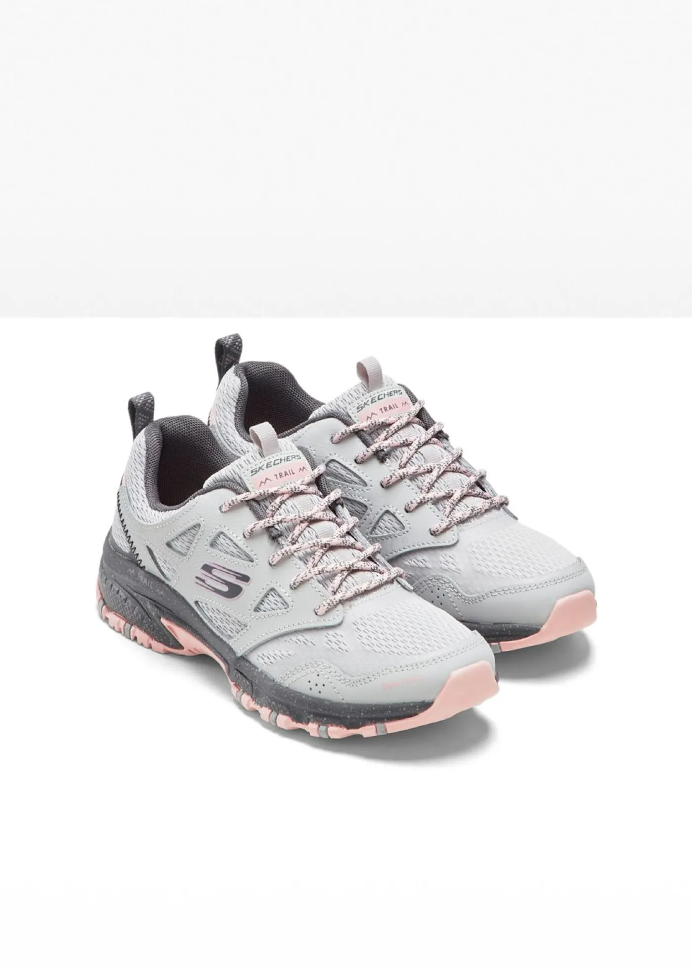 bonprix Skechers Zapatillas de senderismo Skechers con espuma viscoelástica gris/rosa caliente Outlet