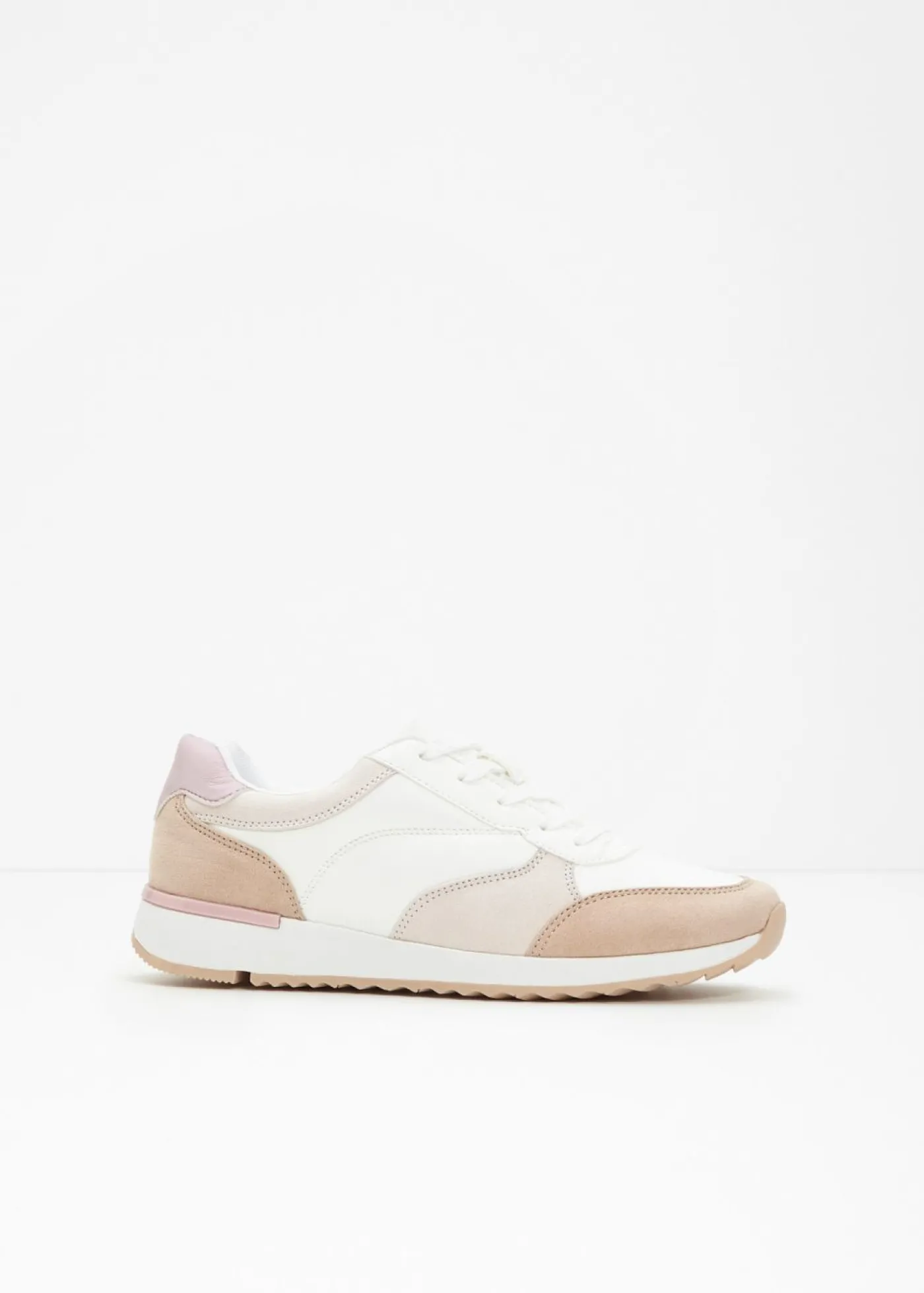 bonprix bonprix Zapatillas deportivas Blanco/beige/lila empolvado Discount