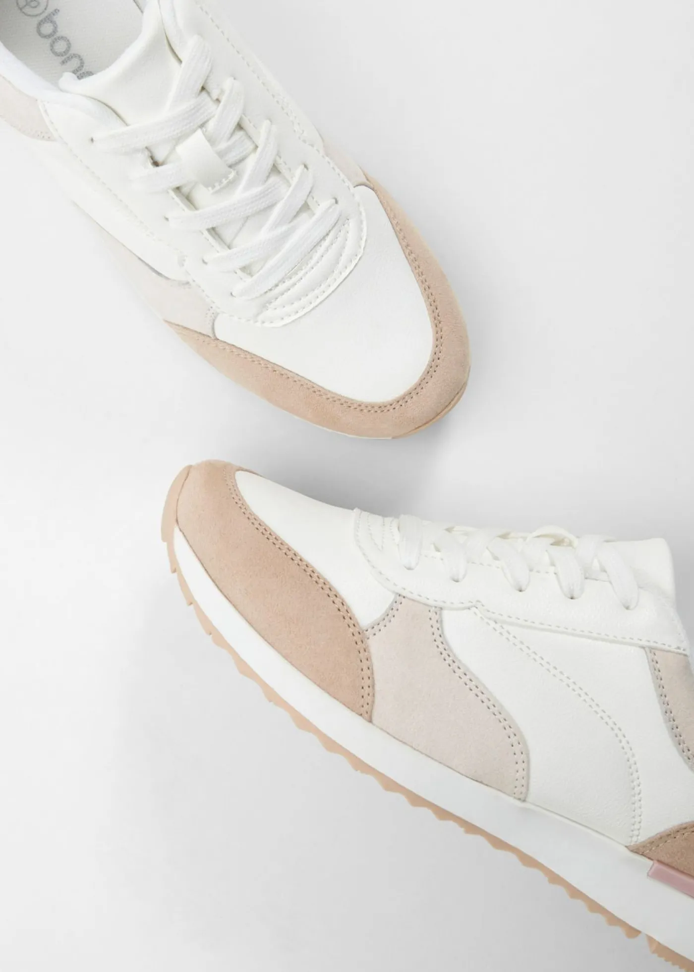 bonprix bonprix Zapatillas deportivas Blanco/beige/lila empolvado Discount