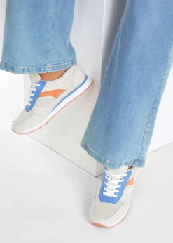 bonprix bonprix Zapatillas deportivas beige-naranja-azul Outlet