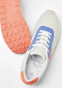 bonprix bonprix Zapatillas deportivas beige-naranja-azul Outlet
