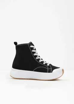 bonprix bonprix Zapatillas deportivas altas con plataforma Negro Clearance