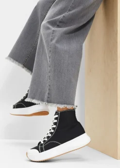 bonprix bonprix Zapatillas deportivas altas con plataforma Negro Clearance