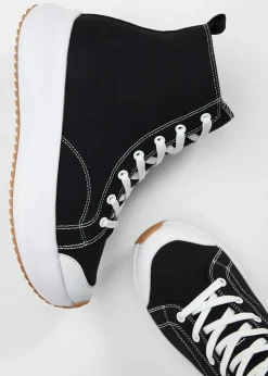 bonprix bonprix Zapatillas deportivas altas con plataforma Negro Clearance