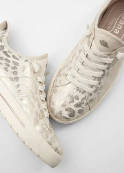bonprix Jana Zapatillas deportivas cómodas de Jana sin cordones con ancho cómodo estampado leo oro Sale