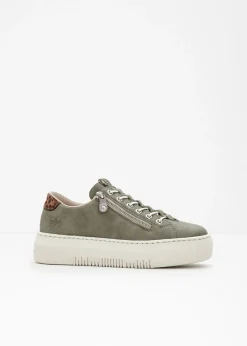 bonprix Rieker Zapatillas deportivas cómodas de Rieker con plataforma y suela ligera Verde Best