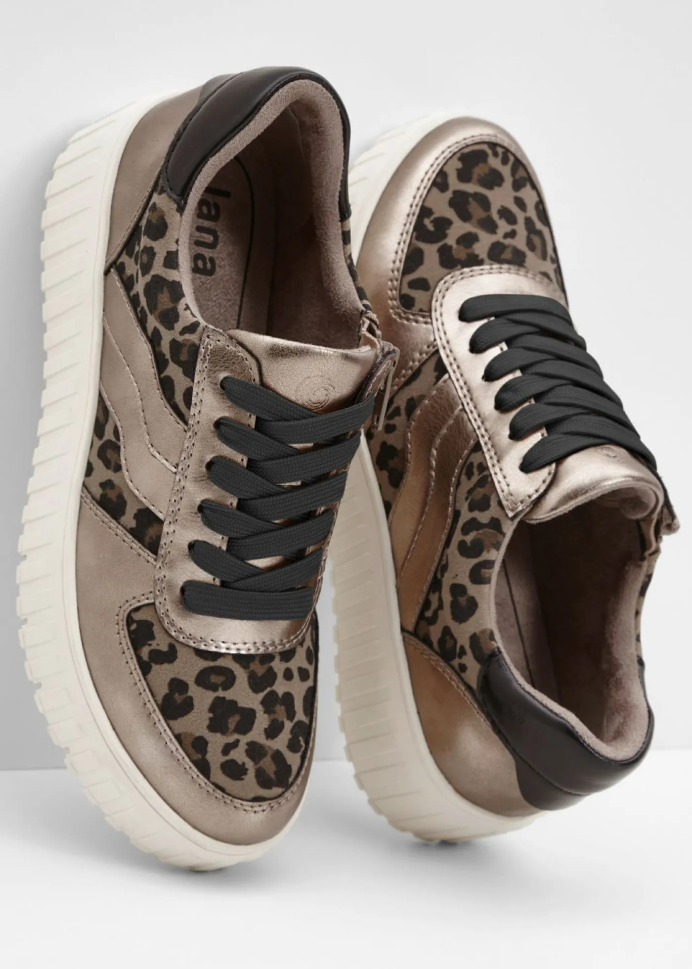 bonprix Jana Zapatillas deportivas con plataforma de Jana Champán Hot