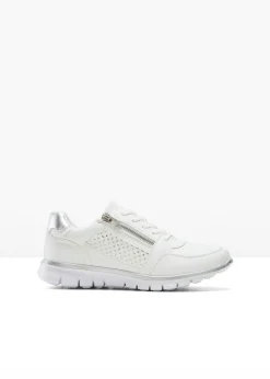 bonprix bonprix Zapatillas deportivas con cremallera Blanco Discount