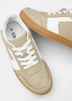 bonprix bonprix Zapatillas deportivas de estilo retro Arena claro/blanco Best
