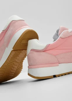 bonprix bonprix Zapatillas deportivas de estilo retro rosa pálido Sale