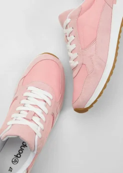 bonprix bonprix Zapatillas deportivas de estilo retro rosa pálido Sale