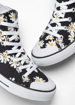 bonprix bonprix Zapatillas deportivas de caña alta negro floral Sale