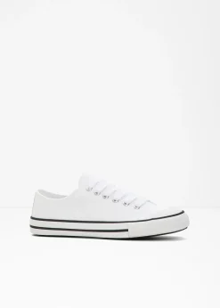 bonprix bonprix Zapatillas deportivas de lona de algodón Blanco New