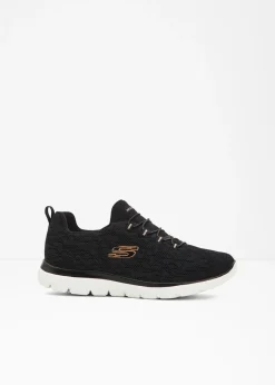 bonprix Skechers Zapatillas deportivas Skechers con espuma viscoelástica Negro con estampado de leopardo Best