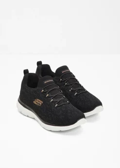 bonprix Skechers Zapatillas deportivas Skechers con espuma viscoelástica Negro con estampado de leopardo Best