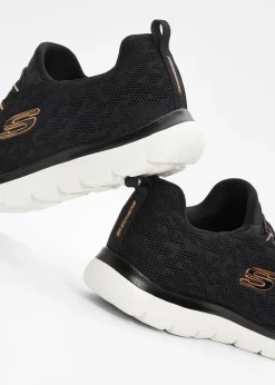 bonprix Skechers Zapatillas deportivas Skechers con espuma viscoelástica Negro con estampado de leopardo Best