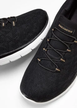 bonprix Skechers Zapatillas deportivas Skechers con espuma viscoelástica Negro con estampado de leopardo Best