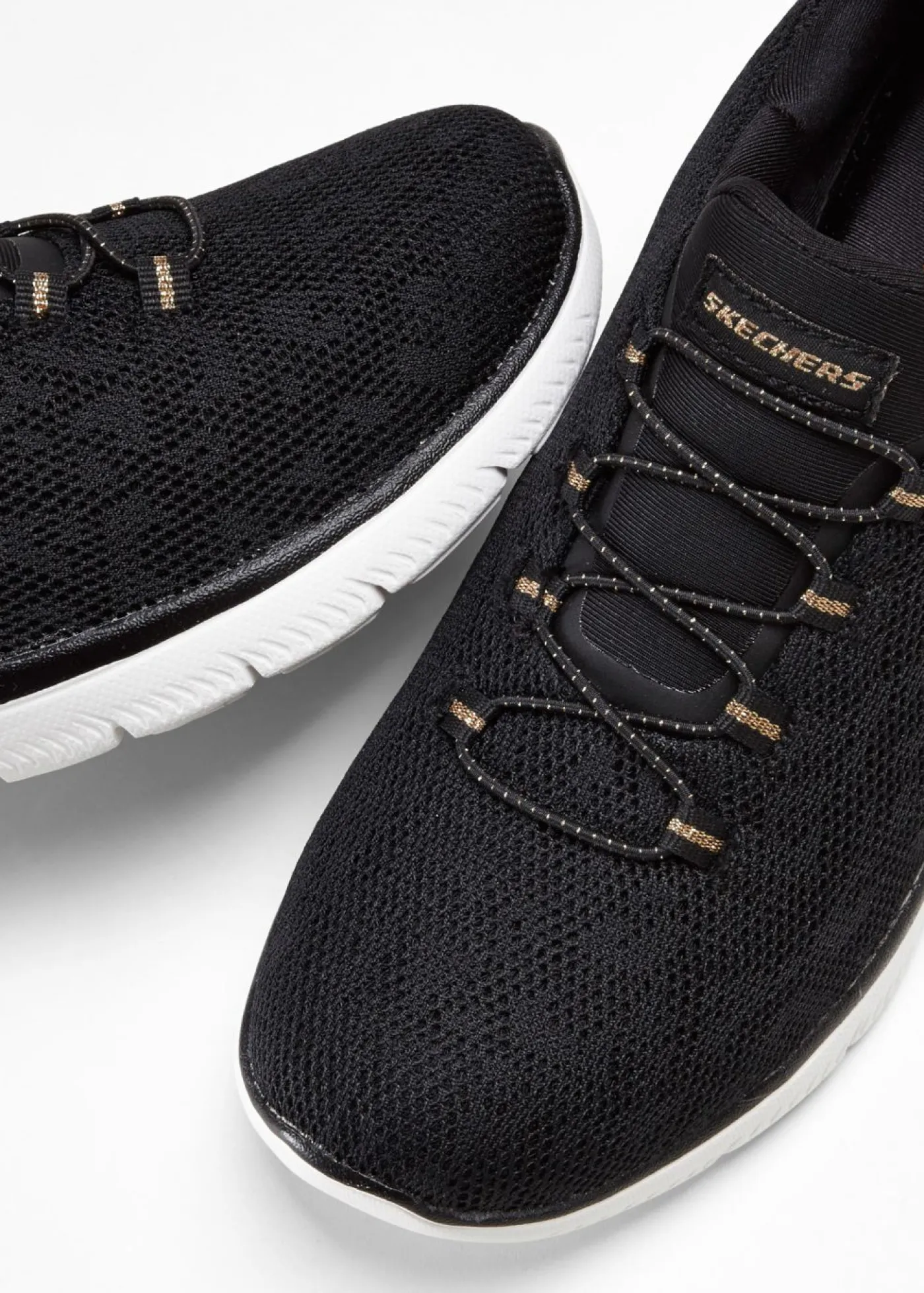 bonprix Skechers Zapatillas deportivas Skechers con espuma viscoelástica Negro con estampado de leopardo Best